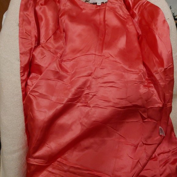 Milly New York Spring Coat Wool Cream Belted Boucle Total Glam Made in USA - Picture 3 of 9